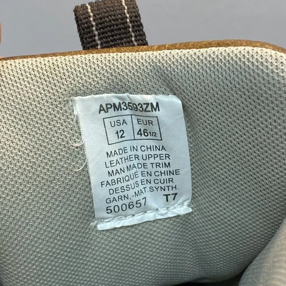 Rockport Mens Size 12 Boots Brown Leather Waterproof Hydro Shield Ankle EU 46.5 - Picture 7 of 12